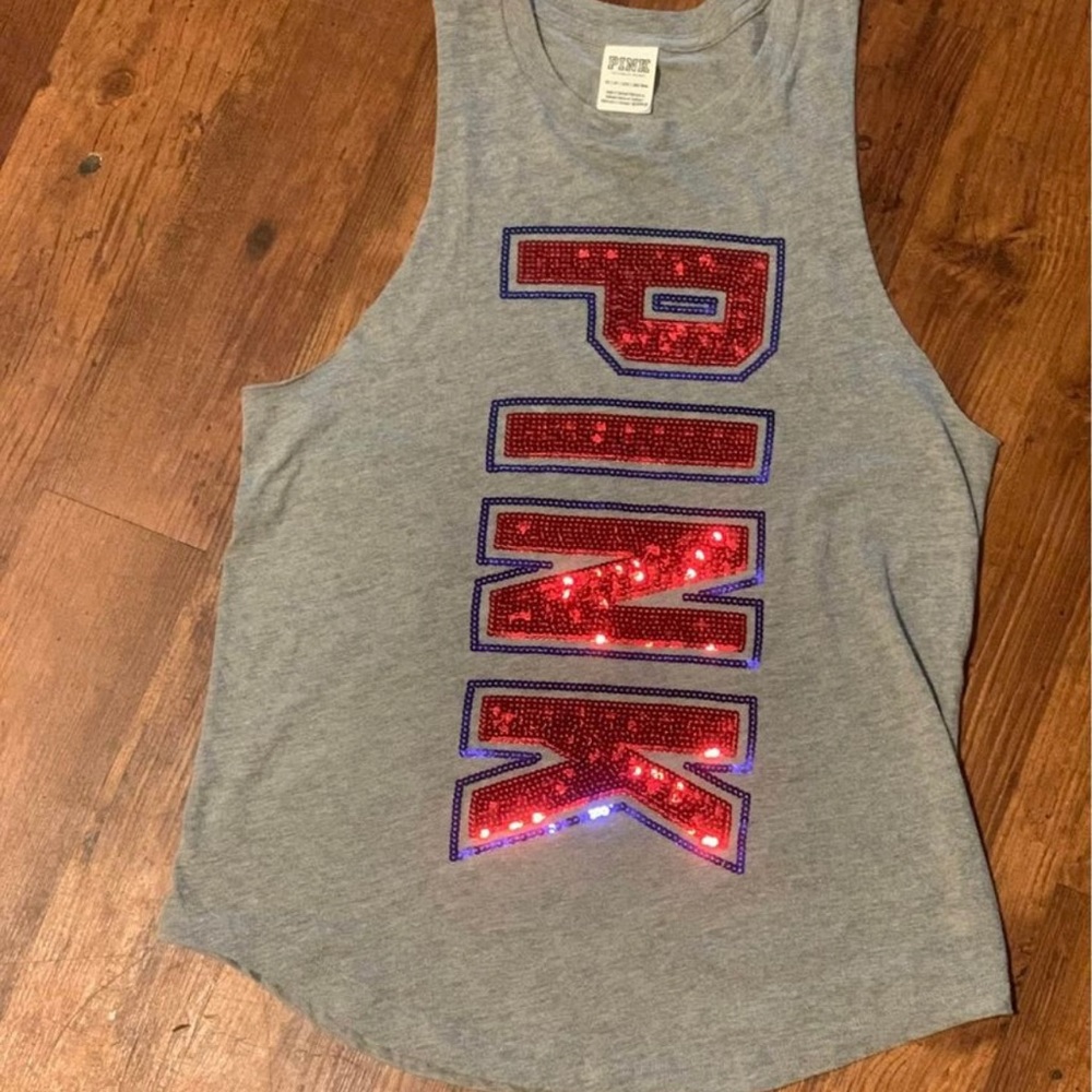 Victorias Secret Pink USA Tank 🇺🇸 Size XS